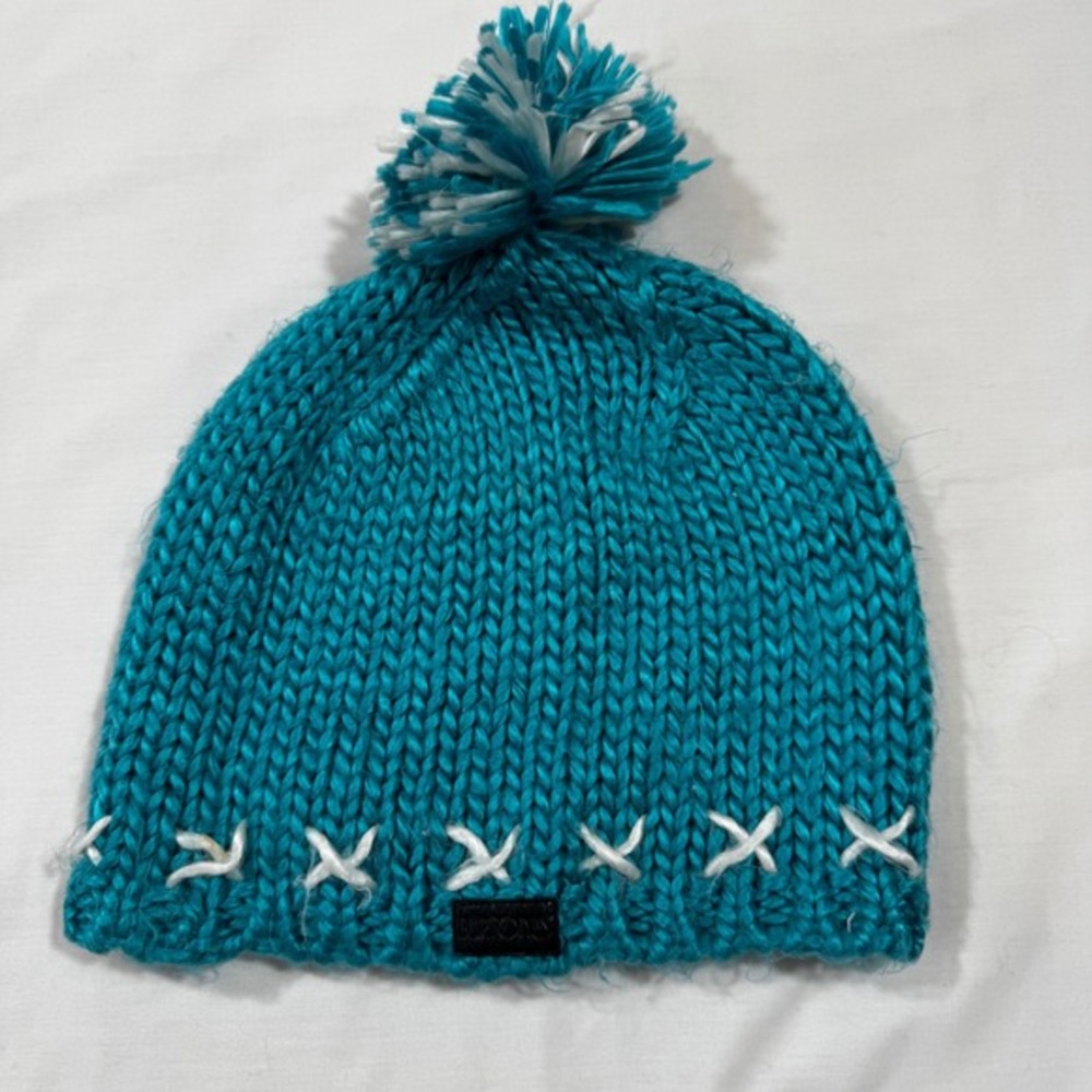 Burton Bright Blue Knit Beanie Hat - Picture 4 of 8